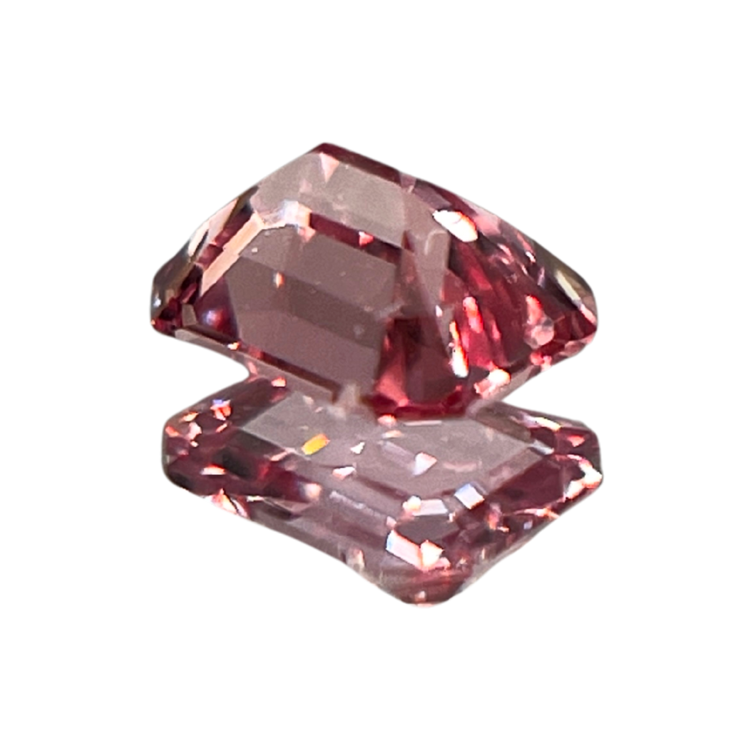 「Parfume Ⅱ」非加熱パパラチアサファイア/ 0.23ct/オクタゴン/マダガスカル