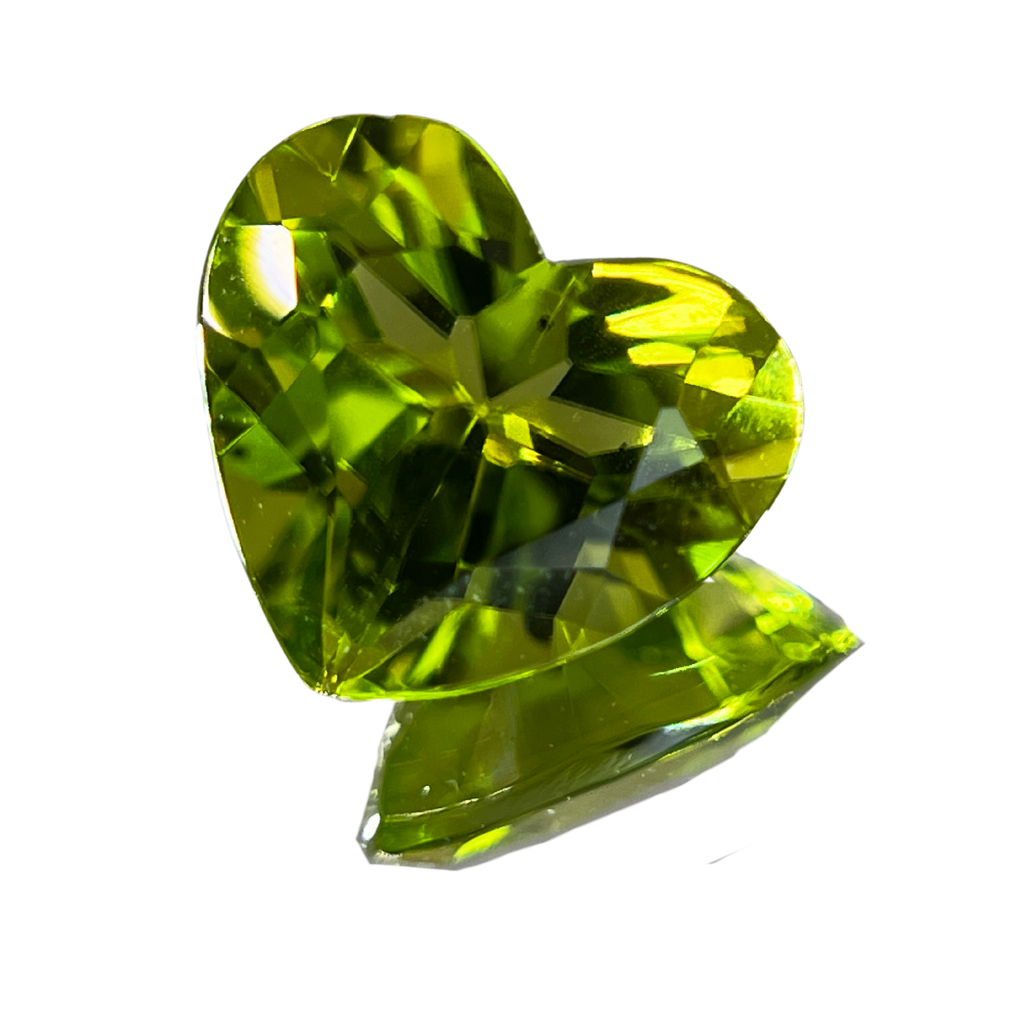 「Heart of August」ペリドット/3.05ct/ハート/パキスタン産
