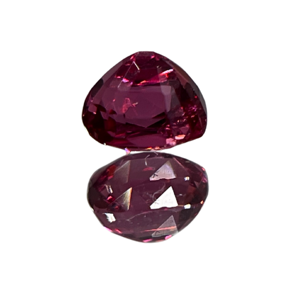 「薔薇甘露」濃ピンクスピネル/0.46ct/クッション/ミャンマー産