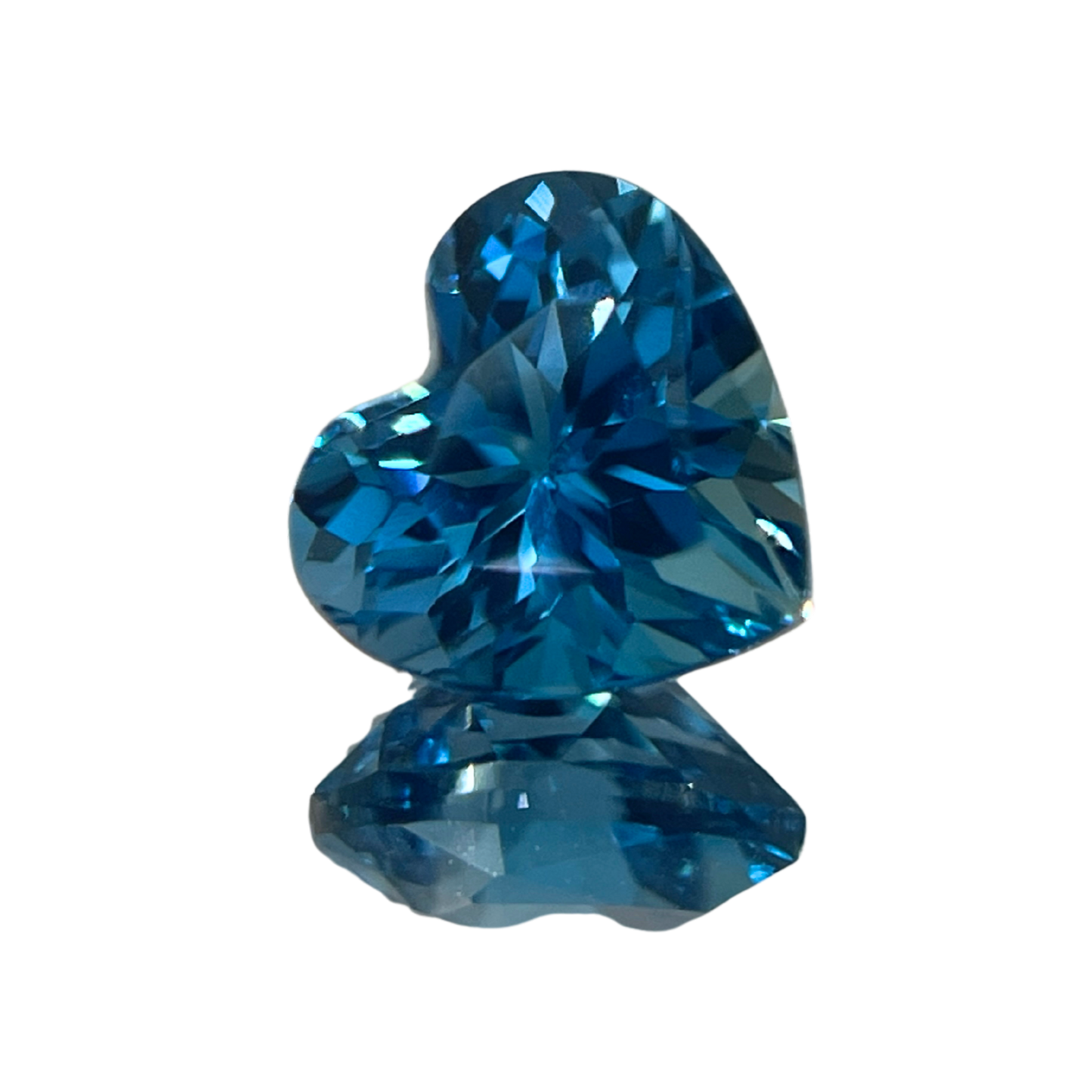 「藍情」ロンドンブルートパーズ/2.07ct/ハート