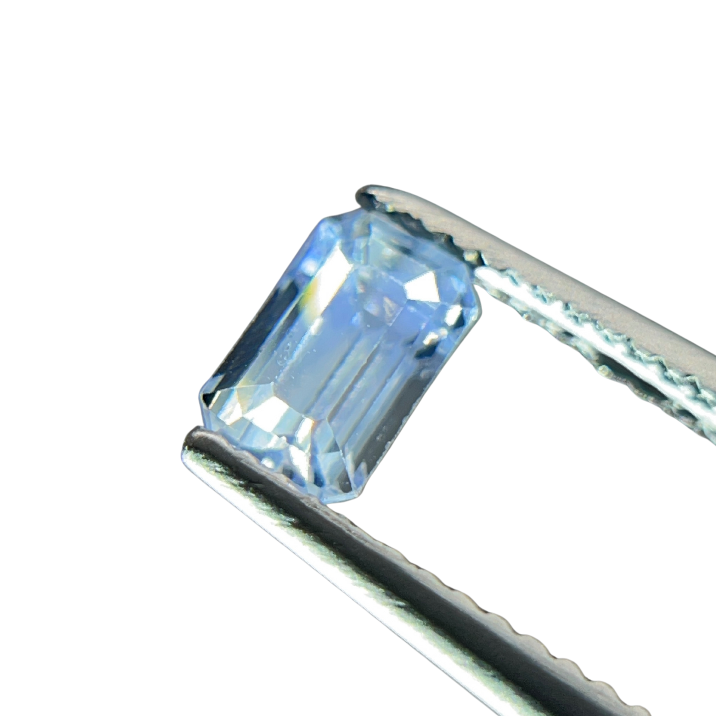 「極光のかけら」ニアリーカラーレスサファイア/ 1.11ct/オクタゴン/マダガスカル産