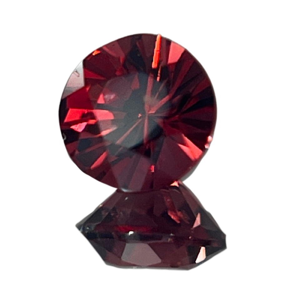 「帝緋色」レッドスピネル/0.32ct/ラウンド/ミャンマー産