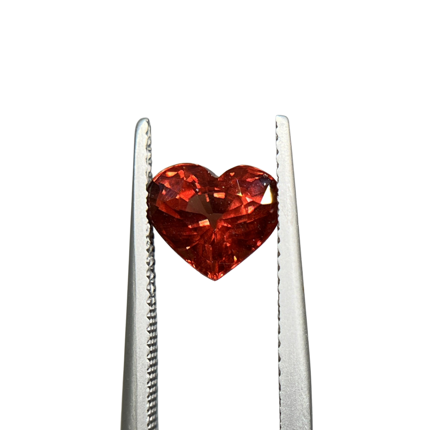 「暖炉の炎」マラヤガーネット/2.45ct/ハート/タンザニア産