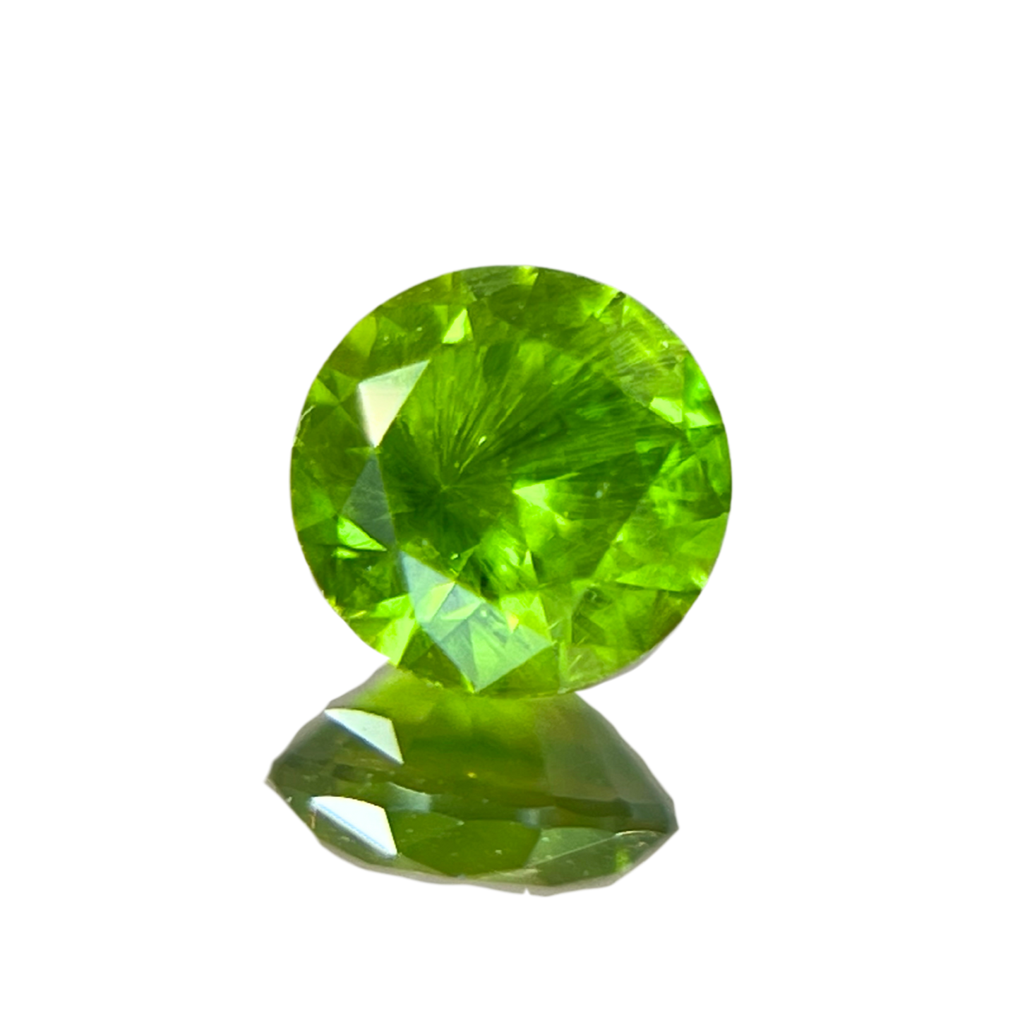 「Russian YANAGI」デマントイドガーネット/0.40ct/ラウンド/ロシア・ウラル産