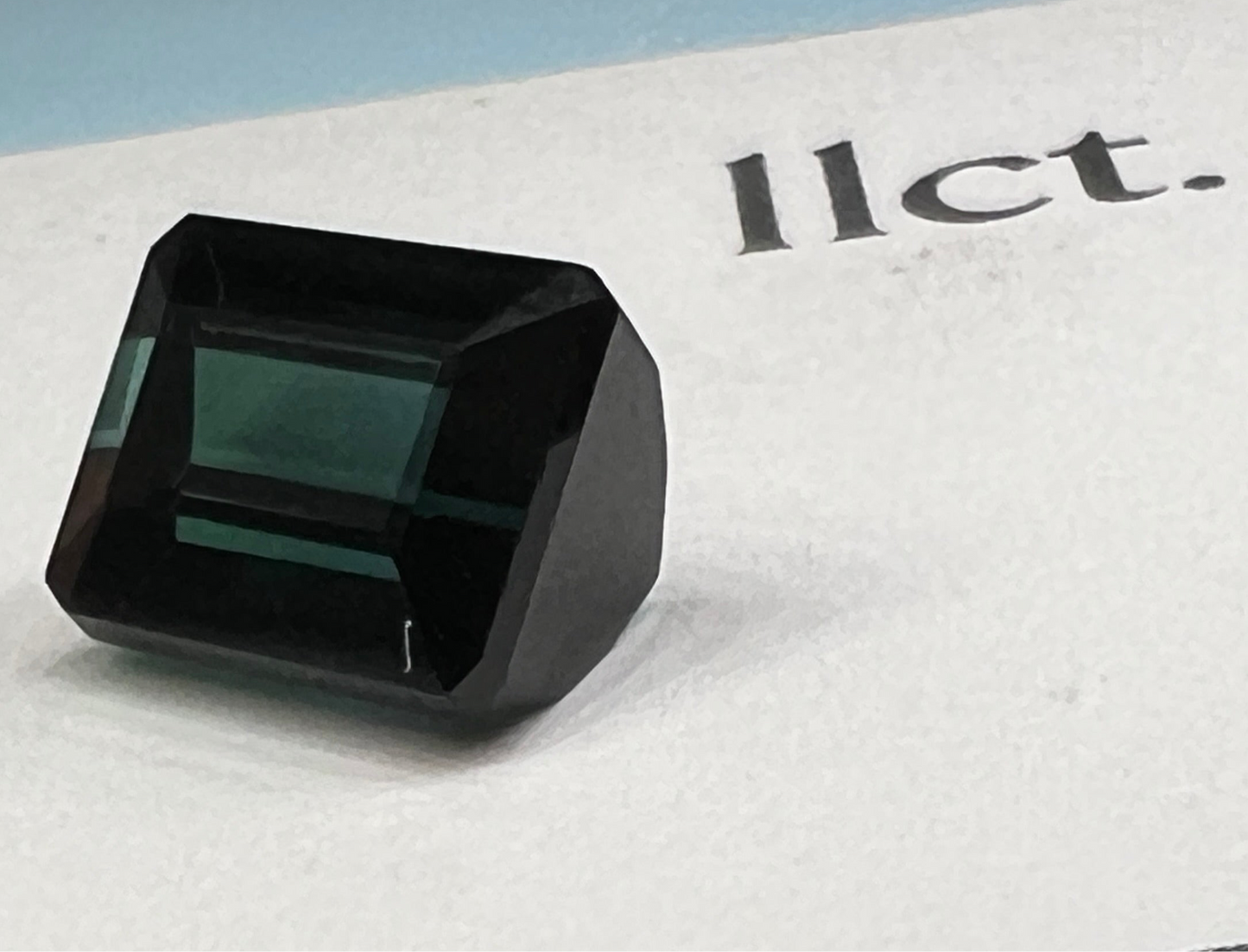 「Bluegreen Divide」トルマリン/4.02ct/オクタゴン