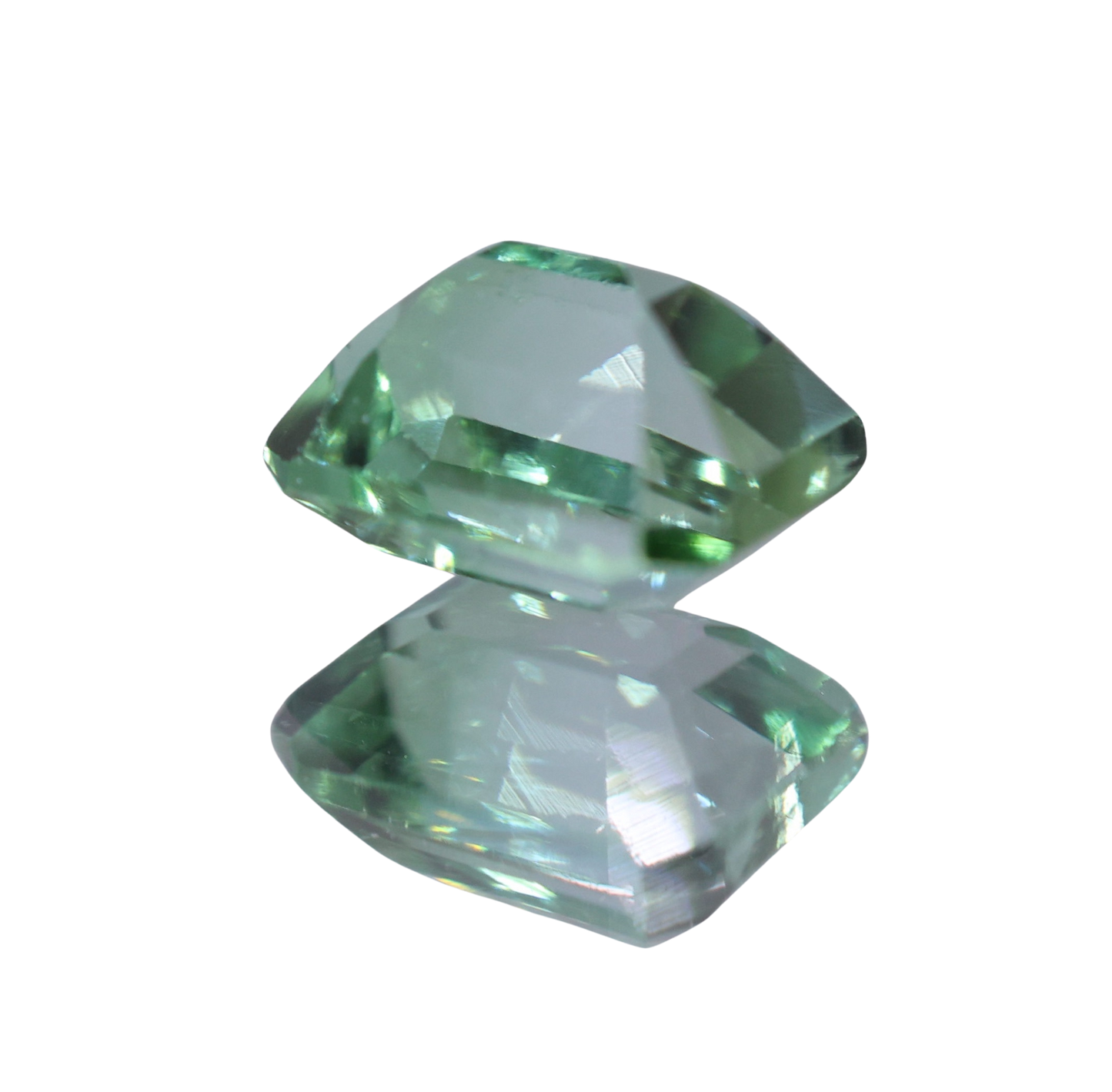 「爽風」バイカラートルマリン/0.94ct/エメラルドカット/モザンビーク