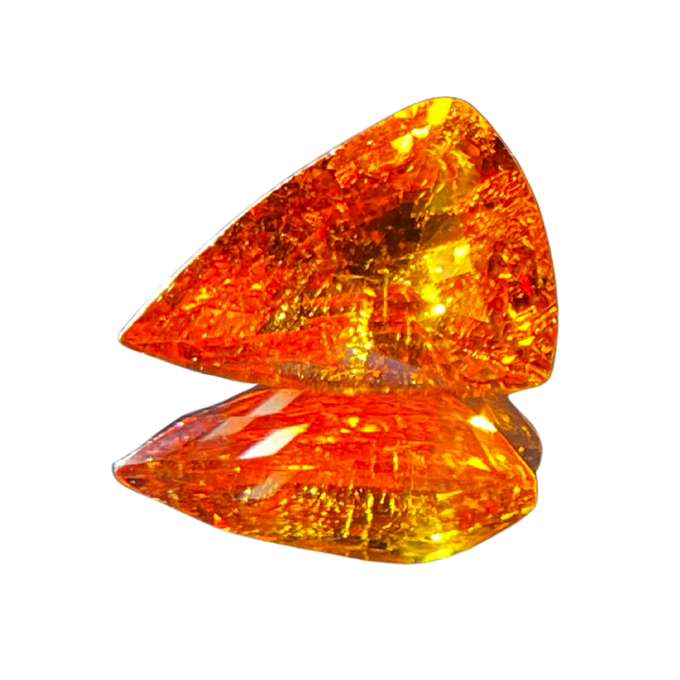 「深橙」スペサタイトガーネット/1.77ct/カスタムカット