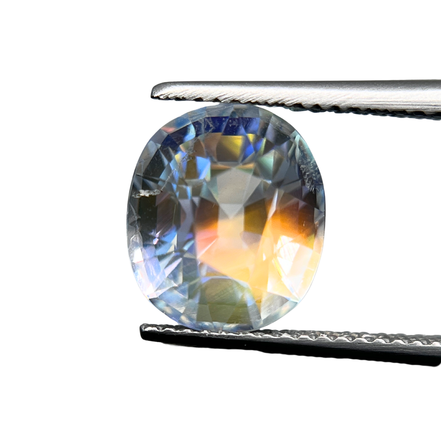 「幻虹」アンデシンラブラドライト/4.73ct/オーバル/マダガスカル産