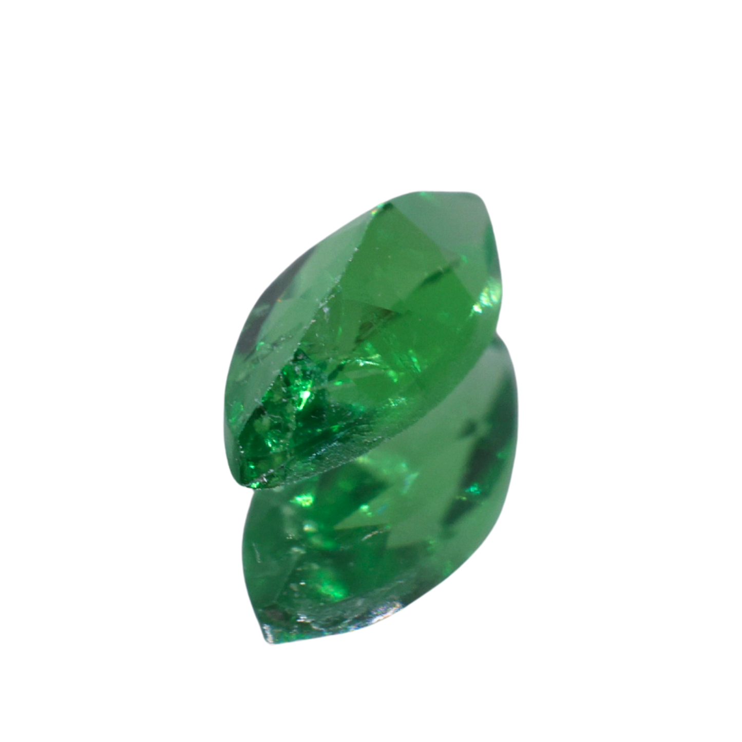 「常葉Ⅱ」グリーンガーネット(ツァボライト)/0.175ct/マーキス/アフリカ