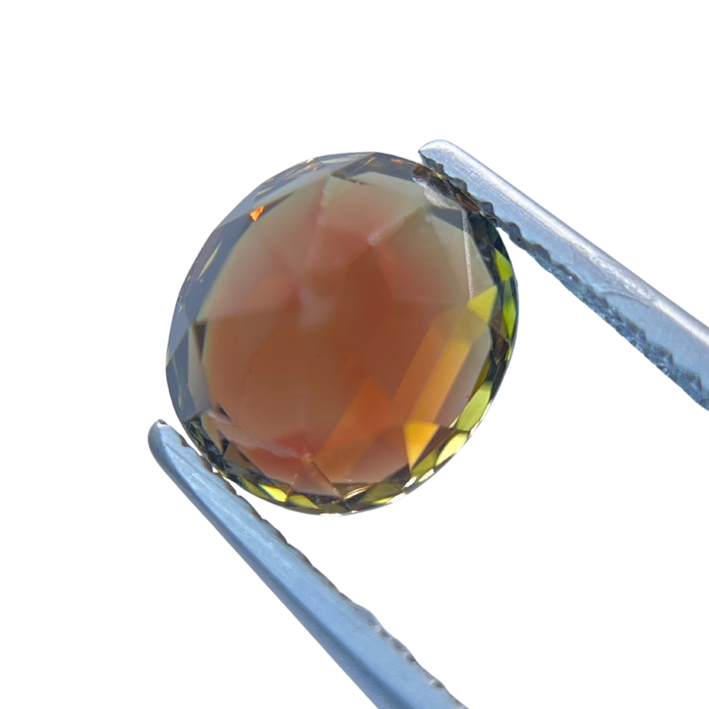 「深朽葉」バイカラートルマリン/3.43ct/オーバル/アフリカ