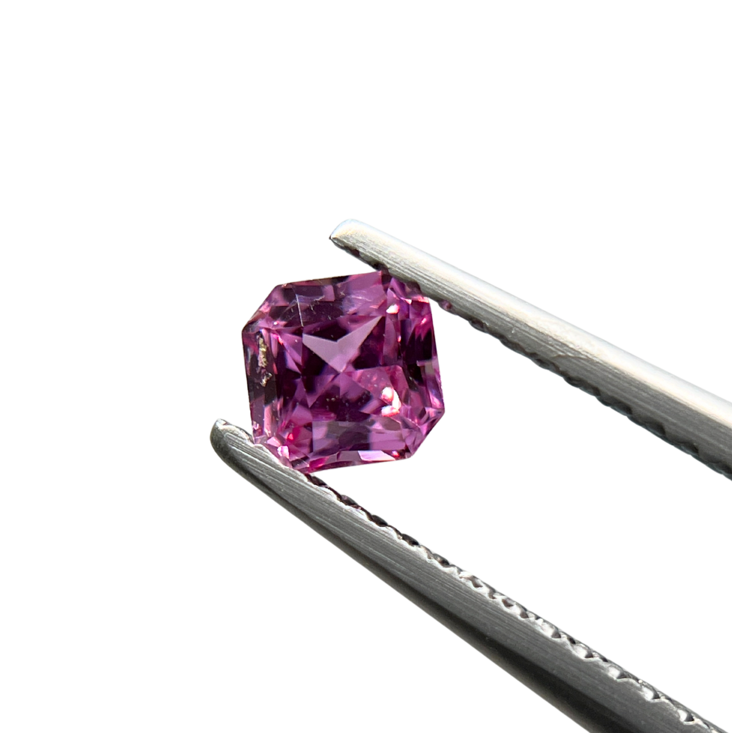 「澄桜」非加熱ピンクサファイア/0.55ct/ラディアント/マダガスカル産