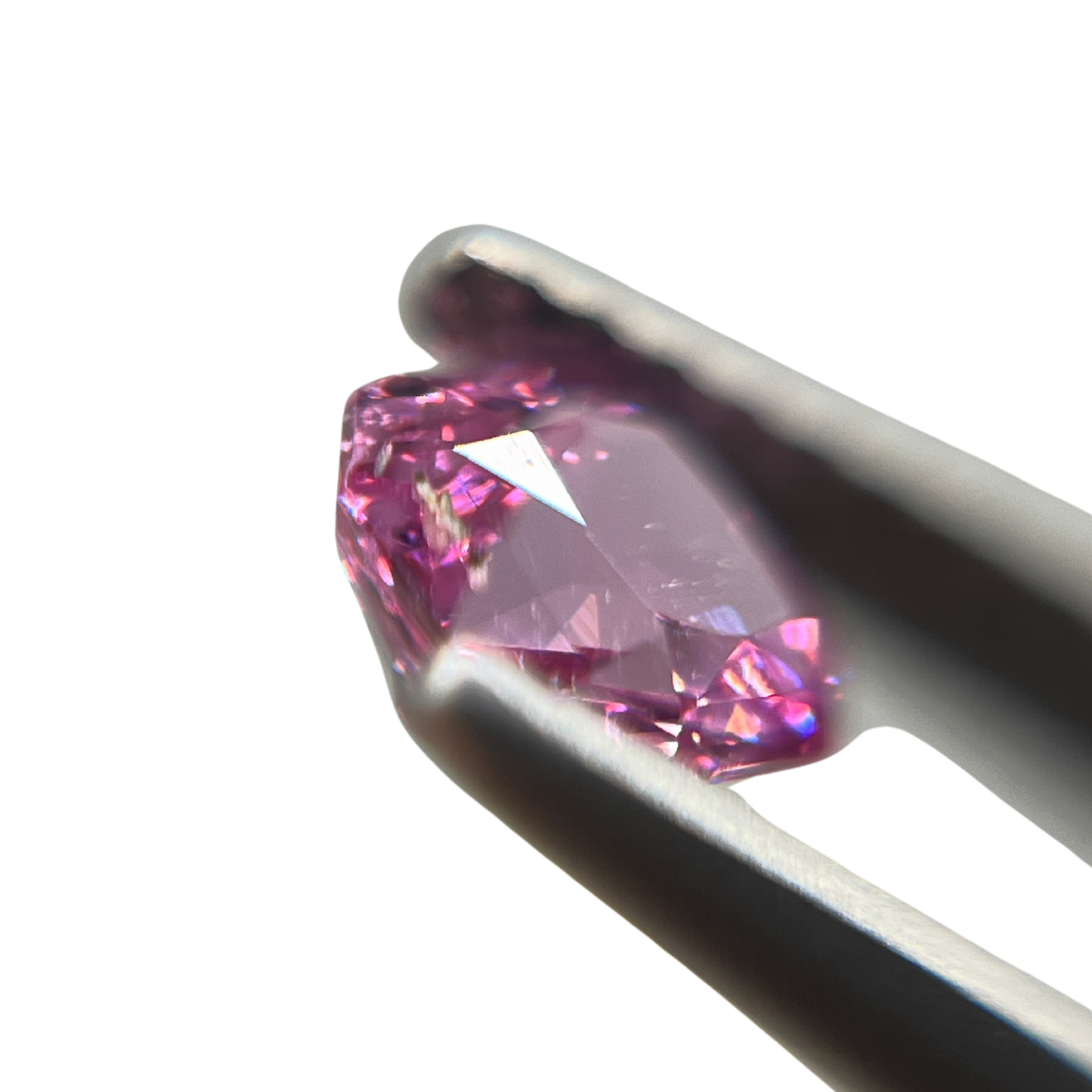 「澄桜」非加熱ピンクサファイア/0.55ct/ラディアント/マダガスカル産
