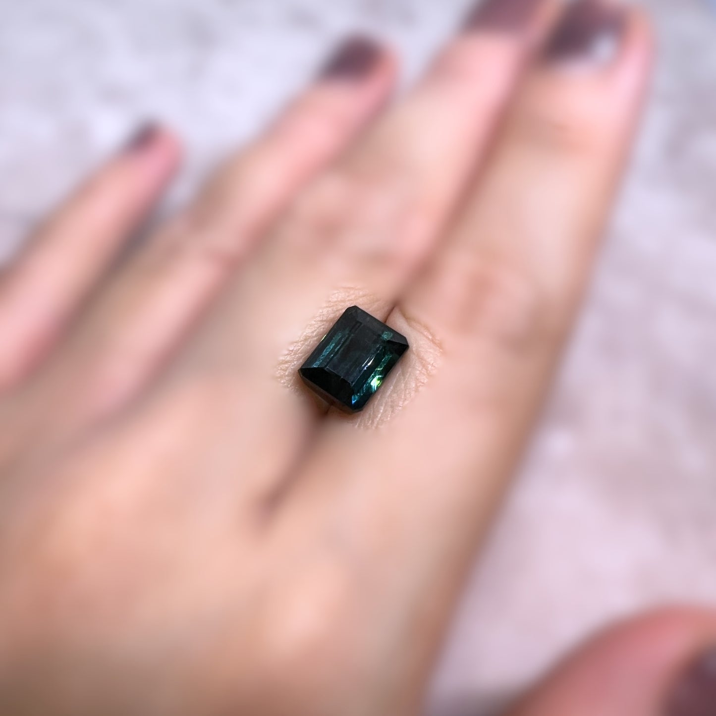 「Bluegreen Divide」トルマリン/4.02ct/オクタゴン