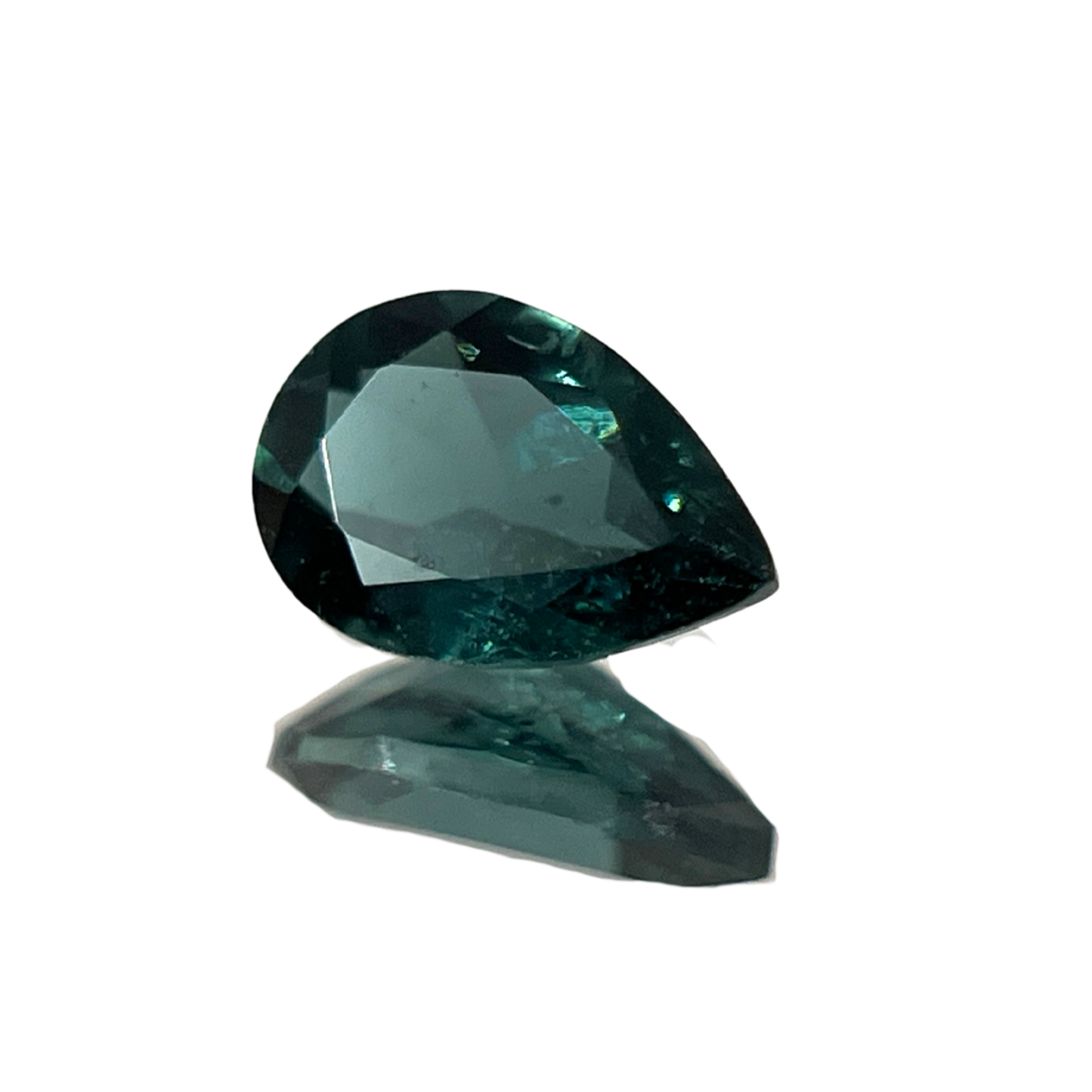 「森閑の湖」グリーントルマリン/0.39ct/ペアシェイプ