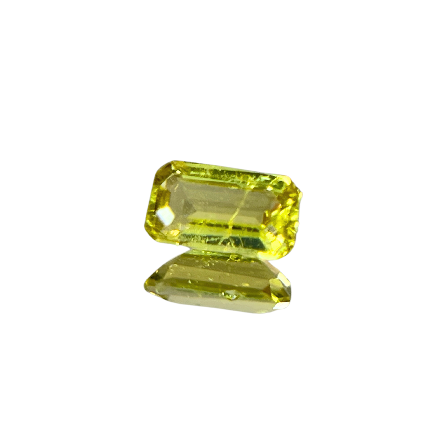 「淡雷」イエロートルマリン/0.155ct/オクタゴン