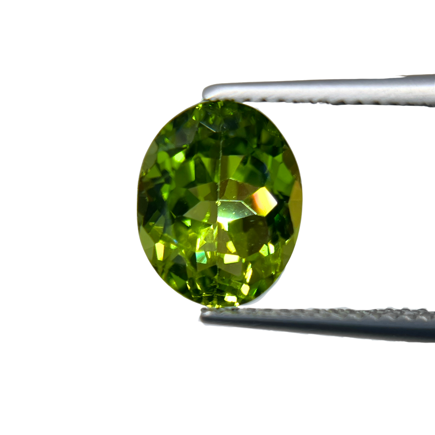 「橄欖粒」ペリドット/3.77ct/オーバル/パキスタン産