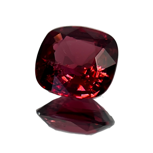 「焔晶」レッドスピネル/0.55ct/クッション/ミャンマー産