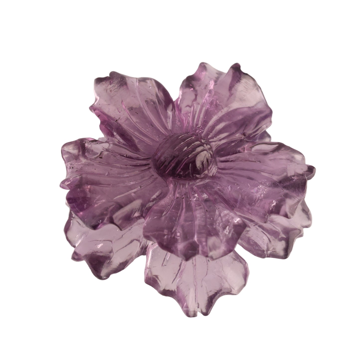 「Art Nouveau purple」アメシスト/23.7ct/フワラーカービング