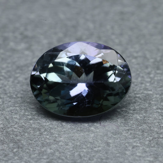 「夕霞」バイカラーゾイサイト/1.52ct/オーバル/タンザニア