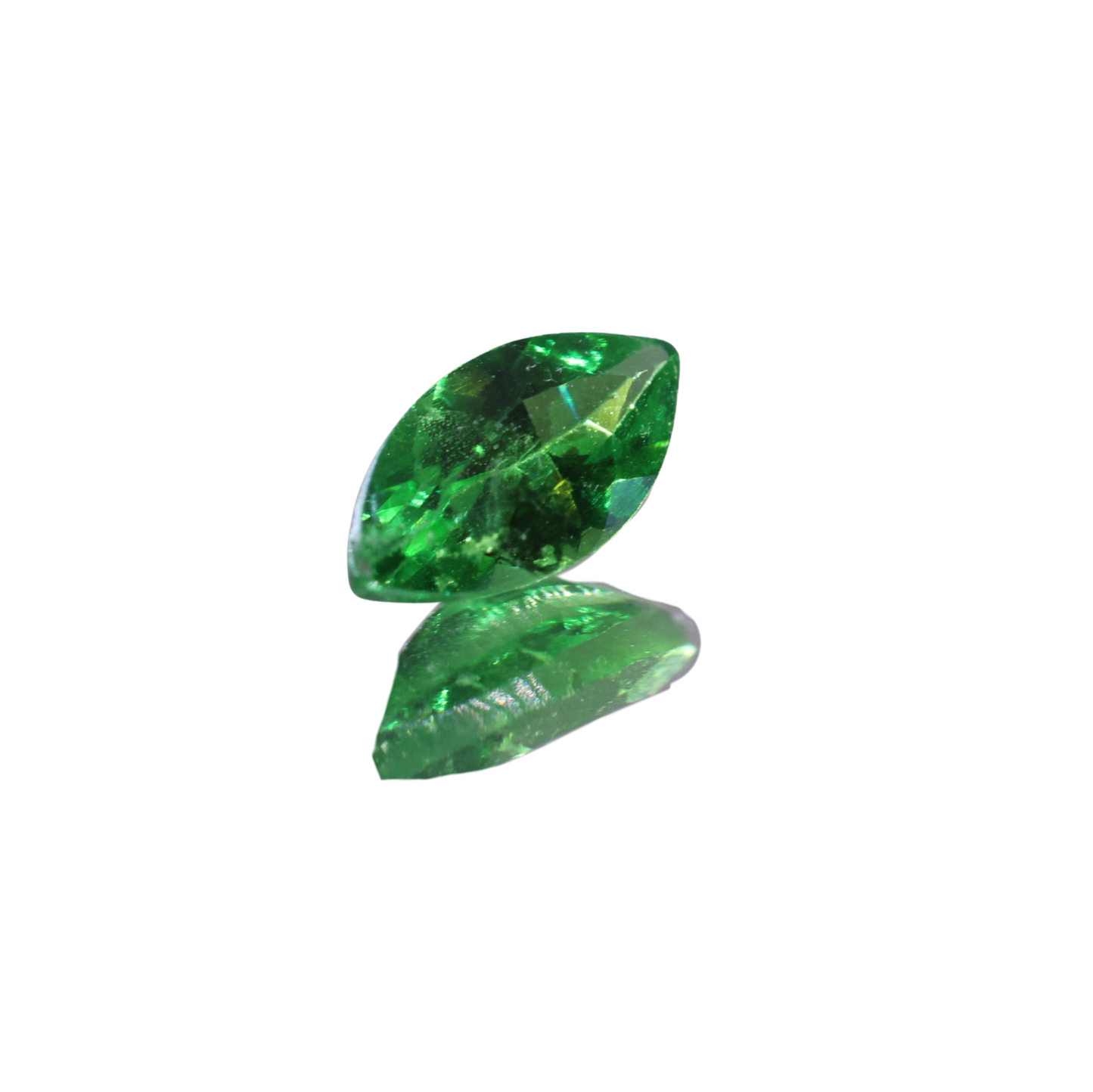 「常葉Ⅱ」グリーンガーネット（ツァボライト）/0.175ct/マーキス/アフリカ