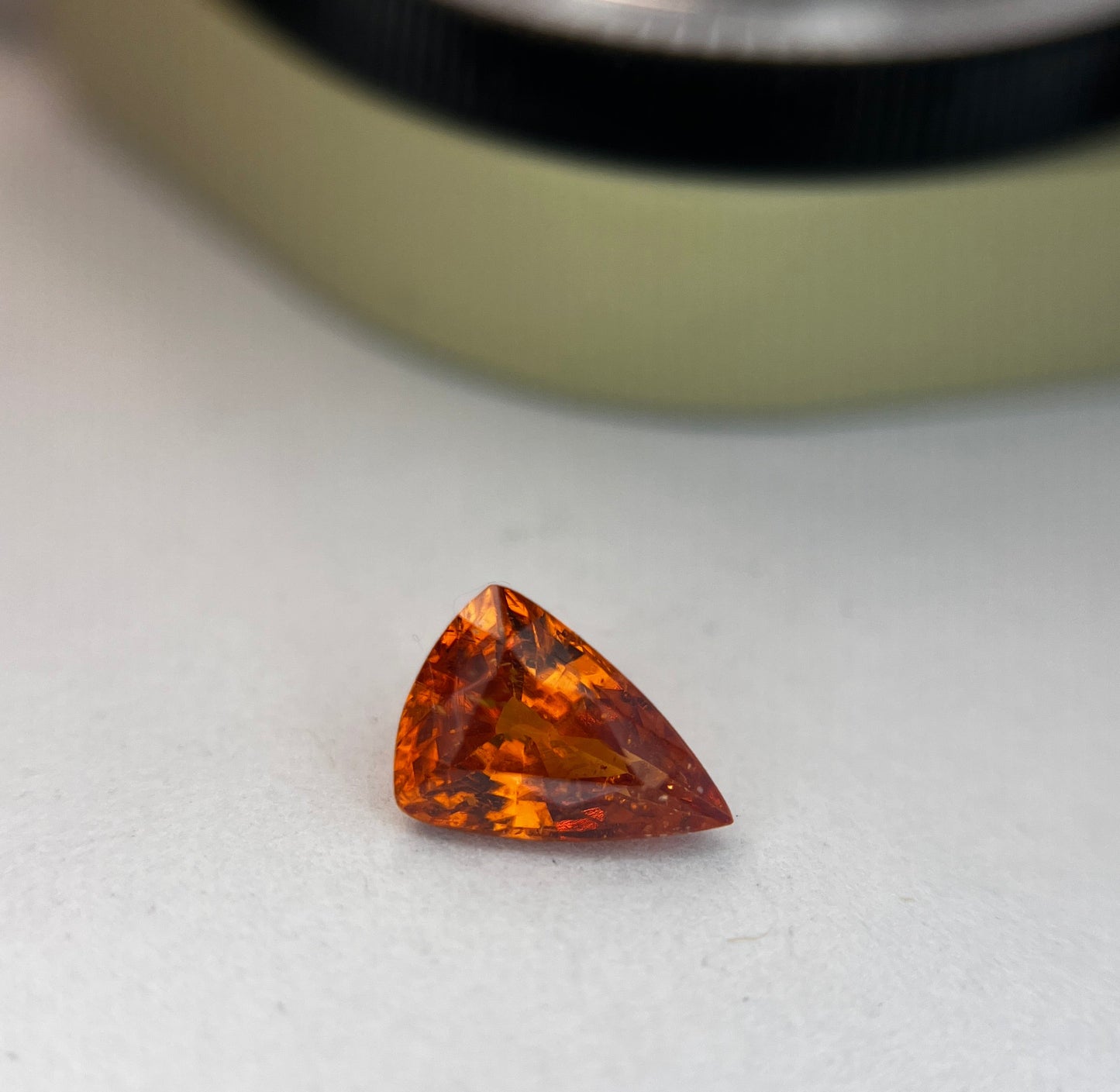 「深橙」スペサタイトガーネット/1.77ct/カスタムカット