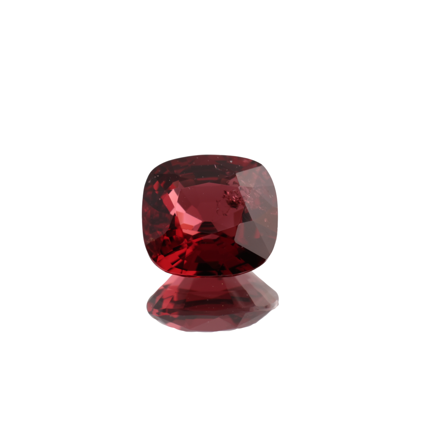 「焔晶」レッドスピネル/0.55ct/クッション/ミャンマー産