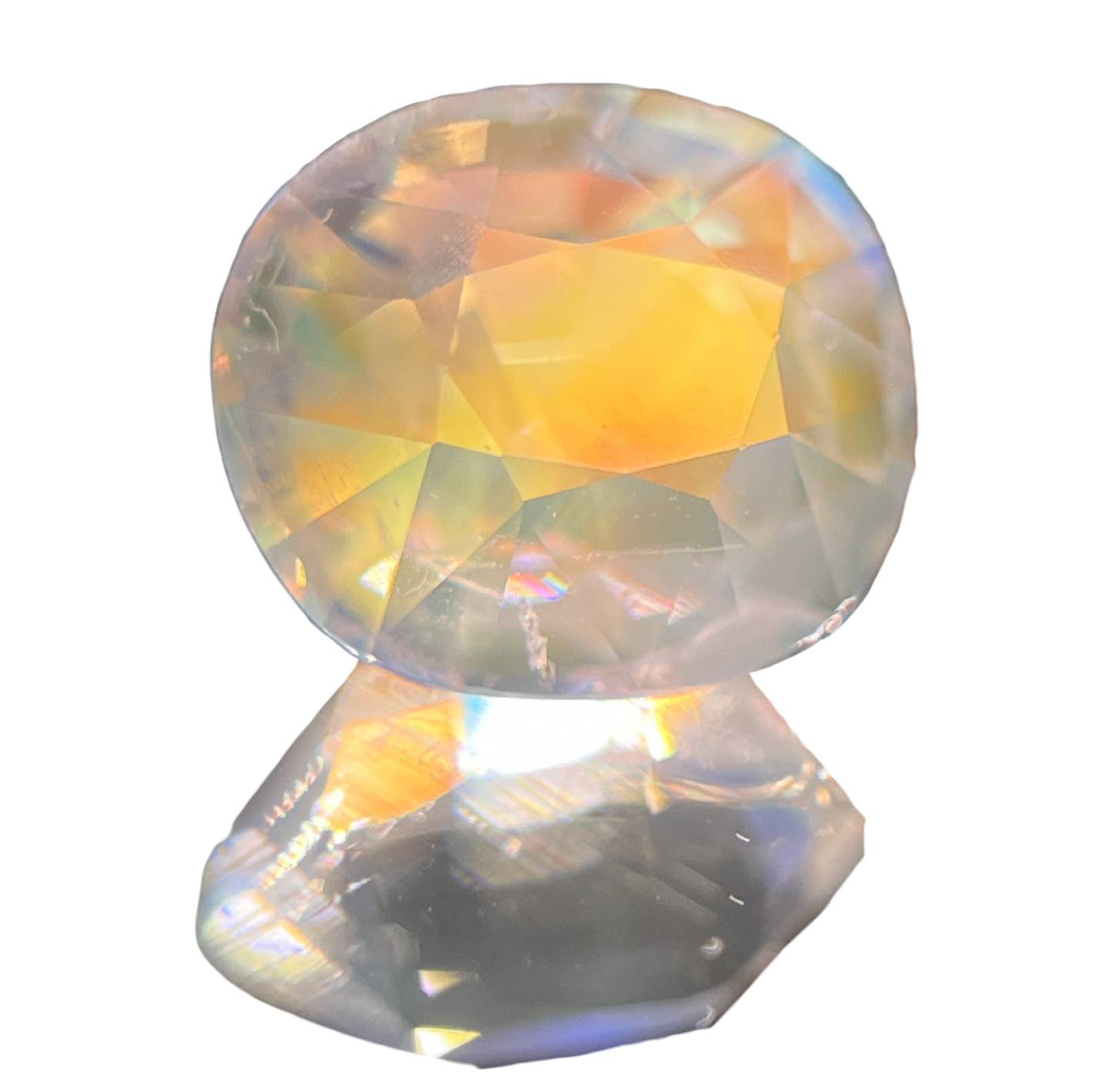 「幻虹」アンデシンラブラドライト/4.73ct/オーバル/マダガスカル産