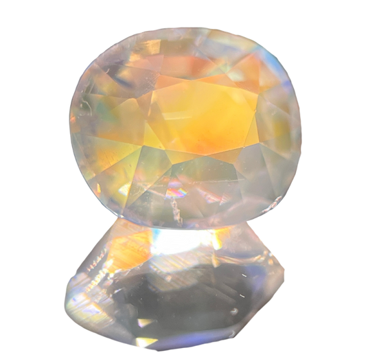「幻虹」アンデシンラブラドライト/4.73ct/オーバル/マダガスカル産