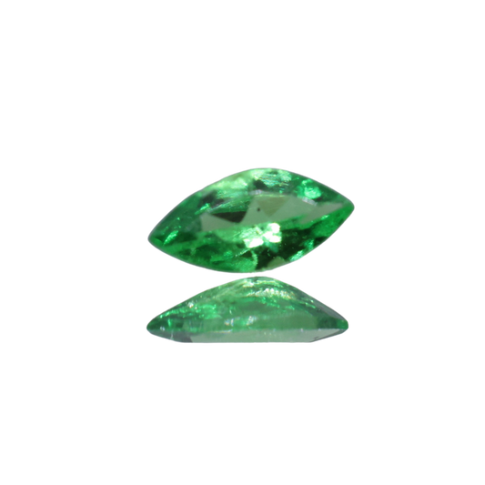 「常葉I」グリーンガーネット（ツァボライト）/0.125ct/マーキス/アフリカ
