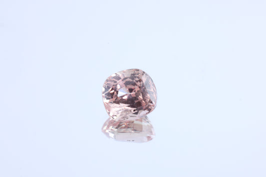 「Afternoon Tea Rose」ピンクオレンジサファイア（パパラチア）/ 1.062ct/ラフクッション/マダガスカル