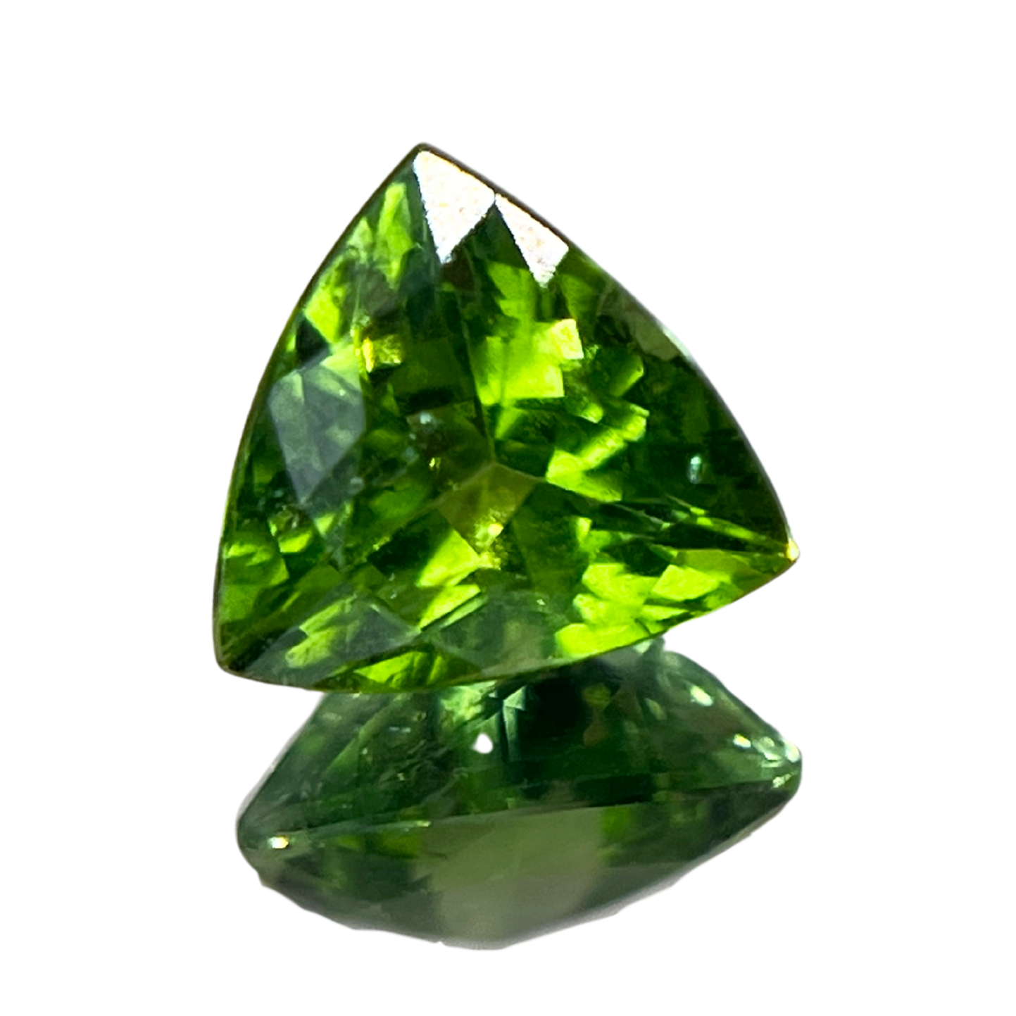 「閃光の角」含銅グリーントルマリン/1.64ct/トリリアント/モザンビーク