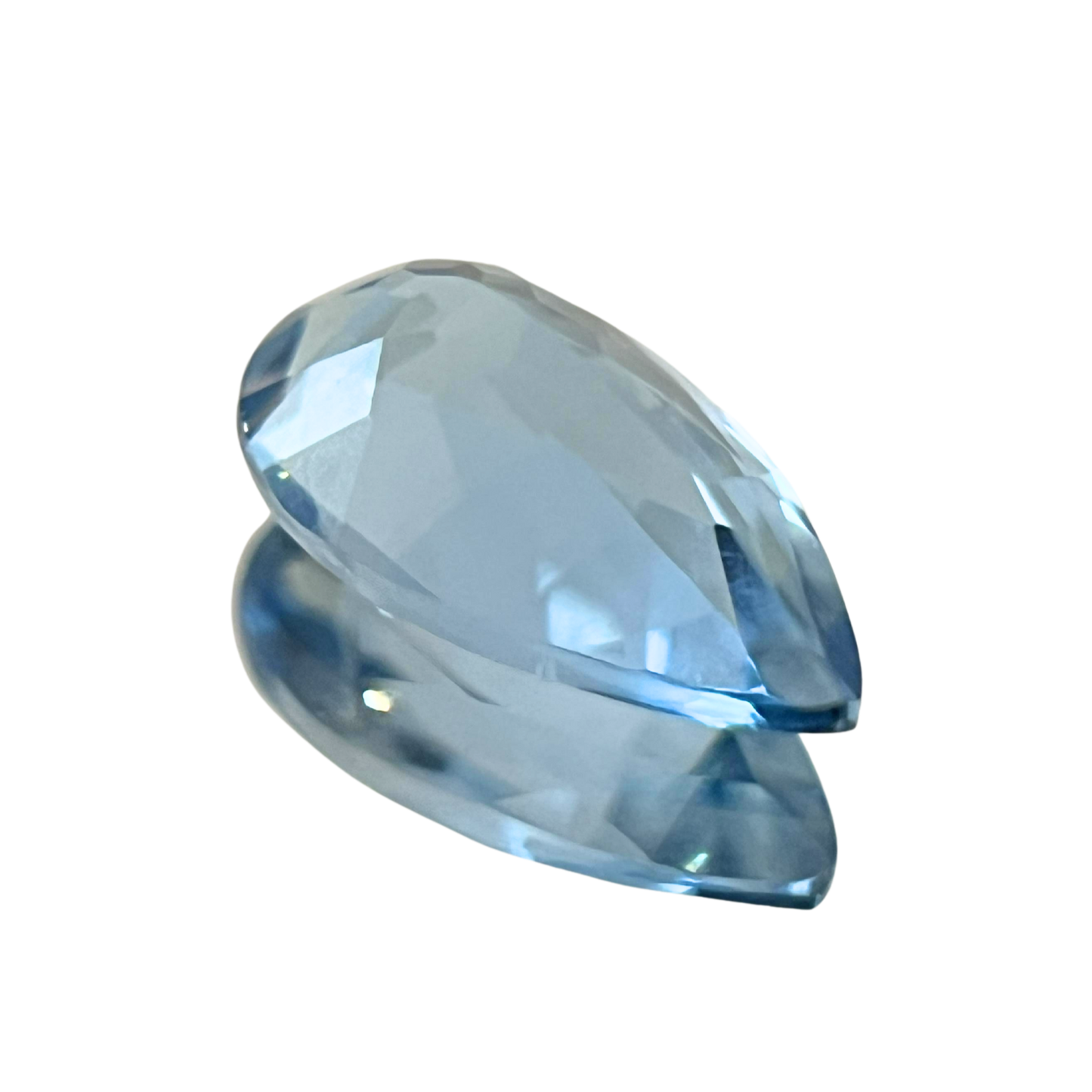 「水平線」アクアマリン/0.45ct/ペアシェイプ/ブラジル産