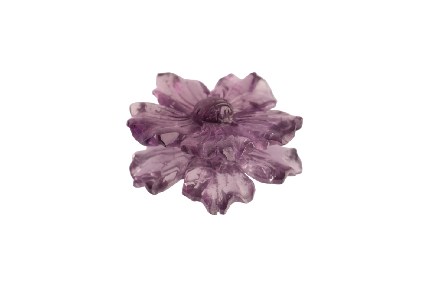 「Art Nouveau purple」アメシスト/23.7ct/フワラーカービング