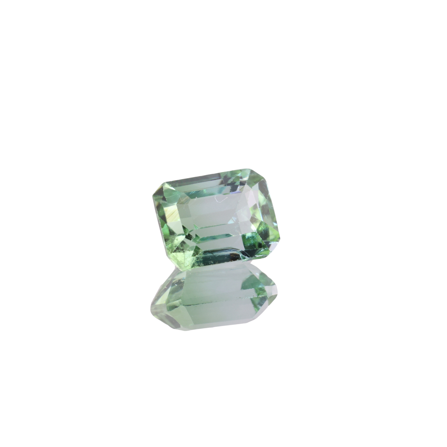 「爽風」バイカラートルマリン/0.94ct/エメラルドカット/モザンビーク