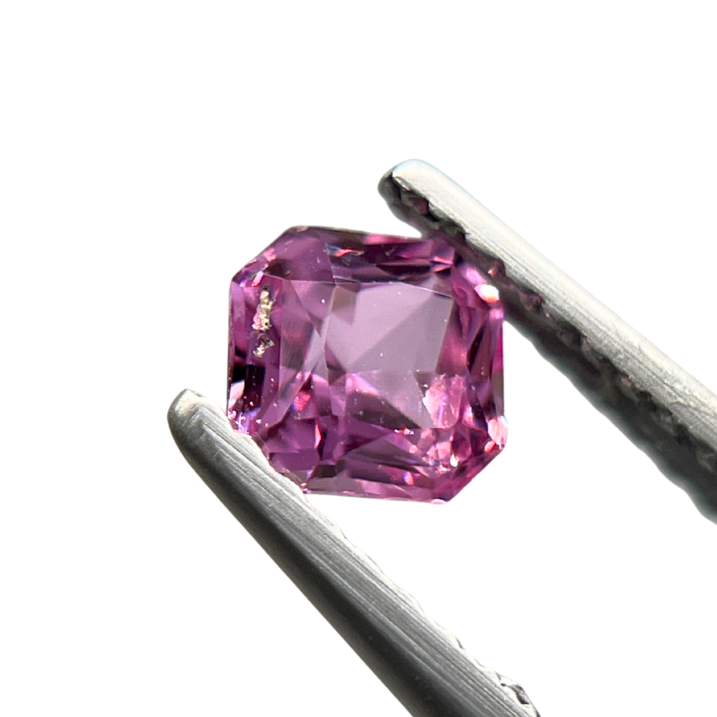 「澄桜」非加熱ピンクサファイア/0.55ct/ラディアント/マダガスカル産