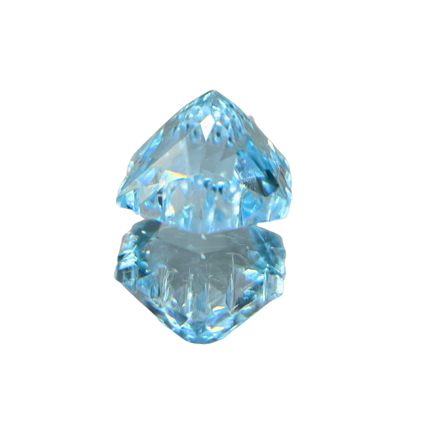 「雪氷」ブルートパーズ/1.93ct/スノーフレーク
