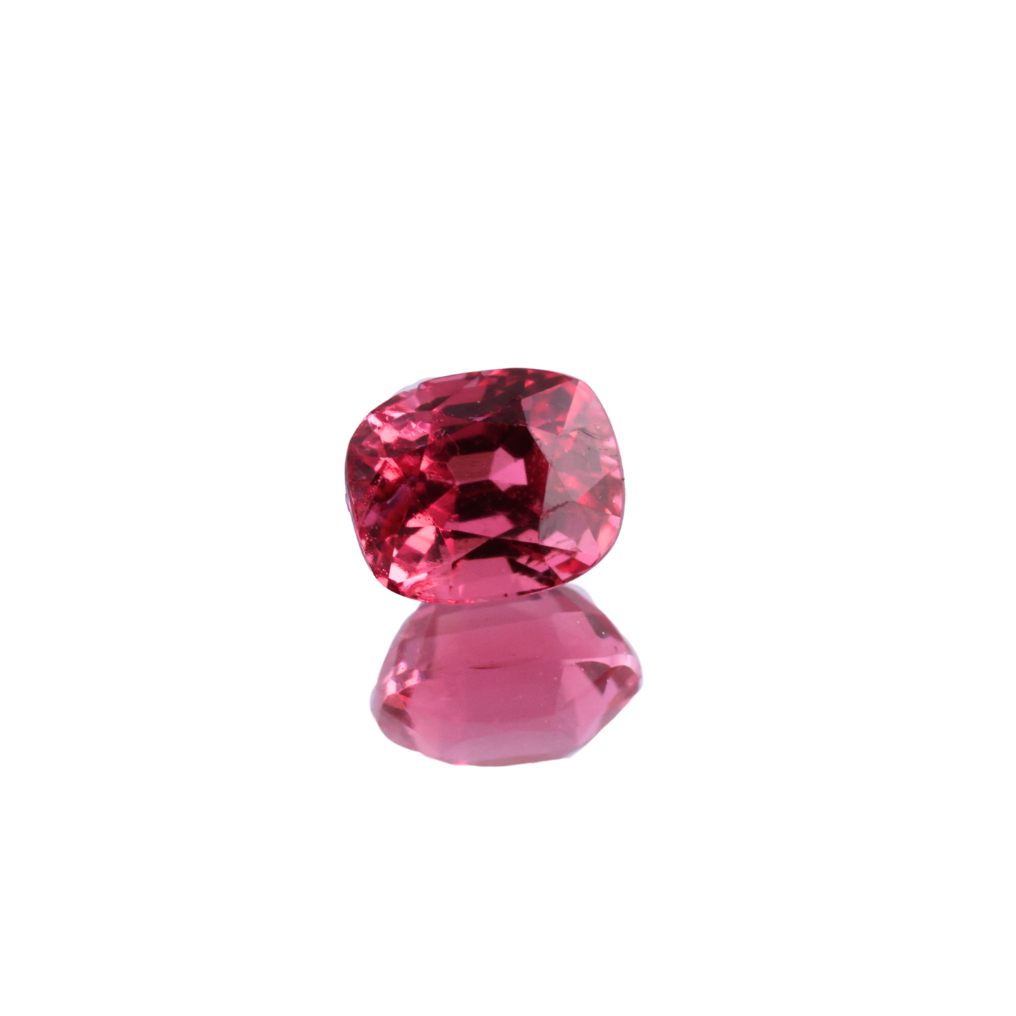 「薔薇甘露」濃ピンクスピネル/0.46ct/クッション/ミャンマー産