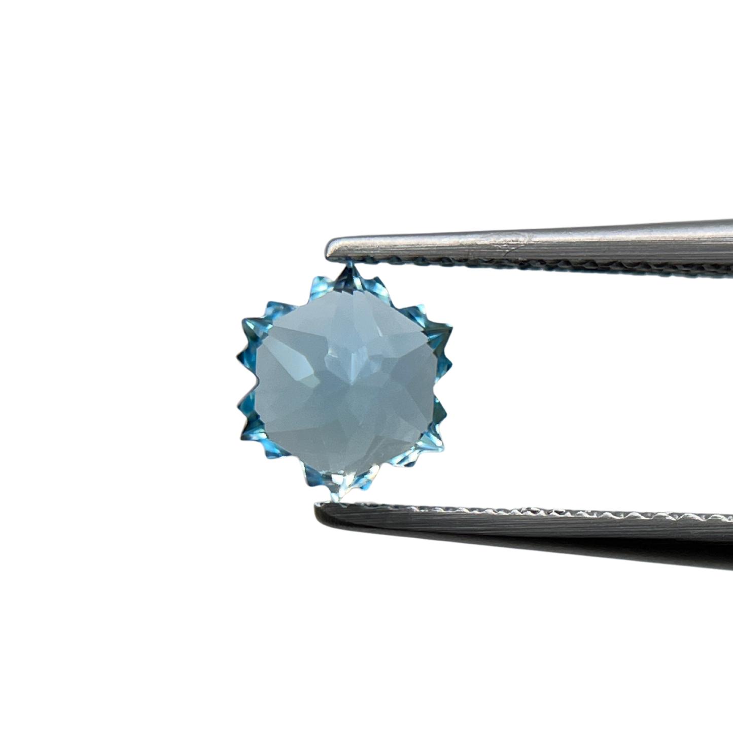 「雪氷」ブルートパーズ/1.93ct/スノーフレーク