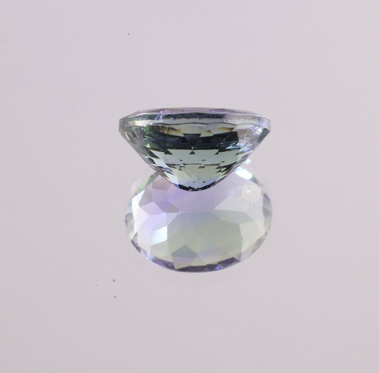 「夕霞」バイカラーゾイサイト/1.52ct/オーバル/タンザニア