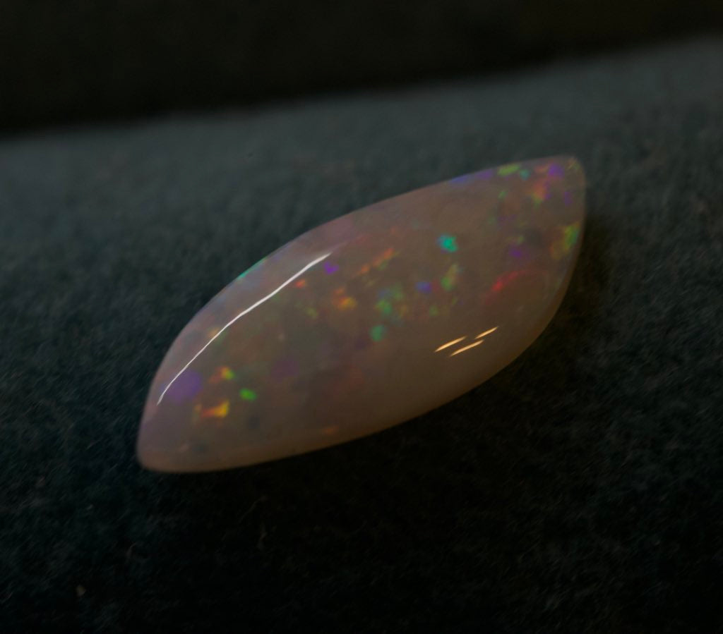 「Shell leaf」オパール化貝化石/ 1.00ct/フリーシェイプ/クーパーペディ、オーストラリア