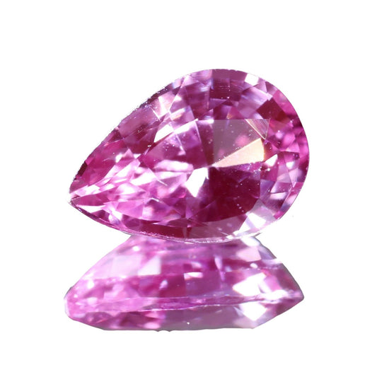 「Gerbera Flame」ピンクサファイア/ 0.70ct/ペアシェイプ/マダガスカル