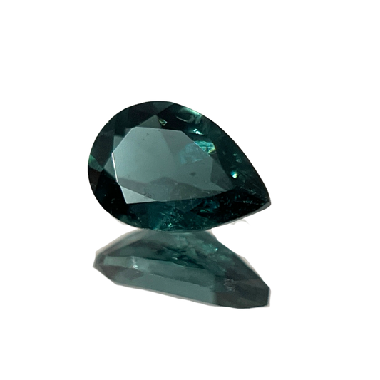 「森閑の湖」グリーントルマリン/0.39ct/ペアシェイプ