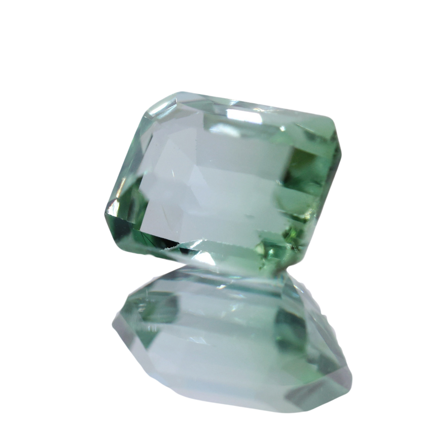 「爽風」バイカラートルマリン/0.94ct/エメラルドカット/モザンビーク