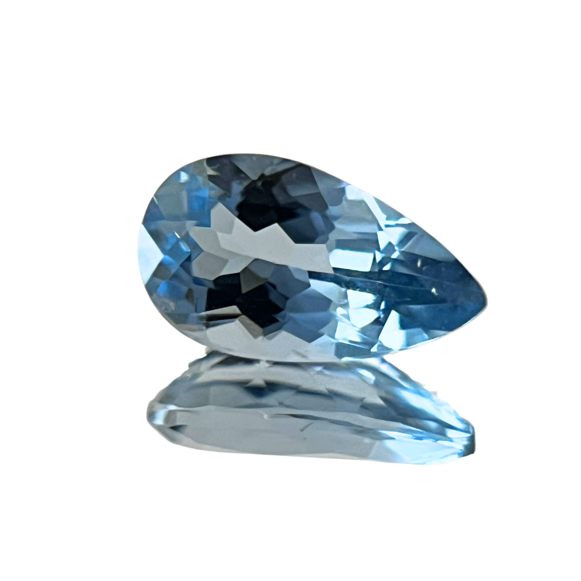 水平線」アクアマリン/0.45ct/ペアシェイプ/ブラジル産 – llct.